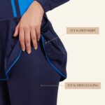 LIMEE Women’s Swimming Costume – Full Coverage Long Sleeve Modest Swimwear, Plus Size Friendly Swim Dress, Front Zip, Quick Dry Fabric for Beach & Pool - Image 6