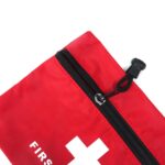 PAXLamb Red First Aid Bag Empty, First Aid Kit Empty First Aid Pouch Small Mini Waterproof for First Aid Kits Pack Emergency Hiking Backpacking Camping Travel Car Cycling (Bag Only) - Image 8