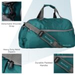 Travalate Polyester 45 L Multi Pocket Ultra Light Travel Duffle Bag Organizer for Men and Women (Turquoise Blue, 20 X 18 X 11 Inch) - Image 5