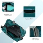 Travalate Polyester 45 L Multi Pocket Ultra Light Travel Duffle Bag Organizer for Men and Women (Turquoise Blue, 20 X 18 X 11 Inch) - Image 8
