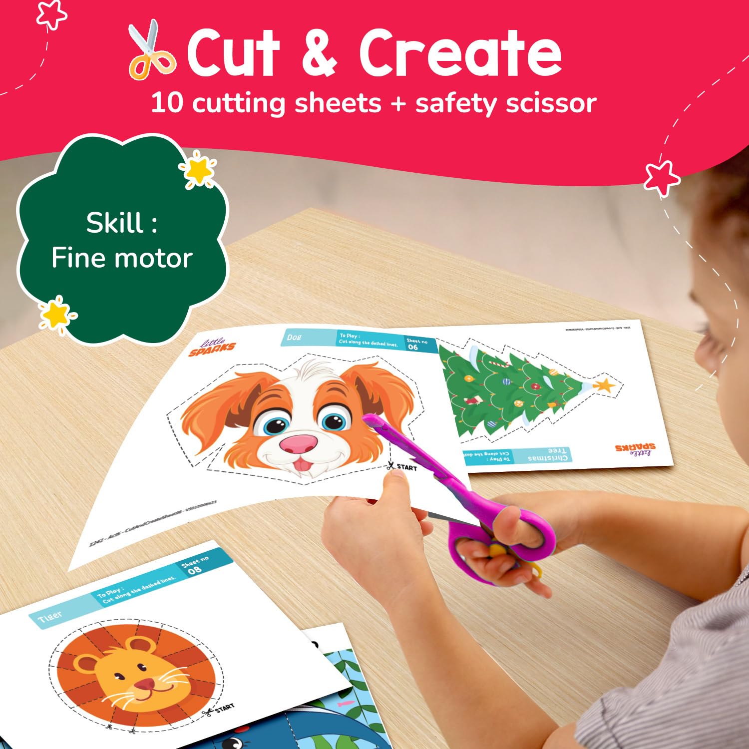 Smartivity Montessori Based Busy Box for 3,4,5 Years Old Unisex I 7in1 Preschool Learning Activity Kit for Toddlers 3-6|Birthday Gift for Kids|Educational Toy Vocabulary,Fine Motor Skill,Multicolor - Image 5
