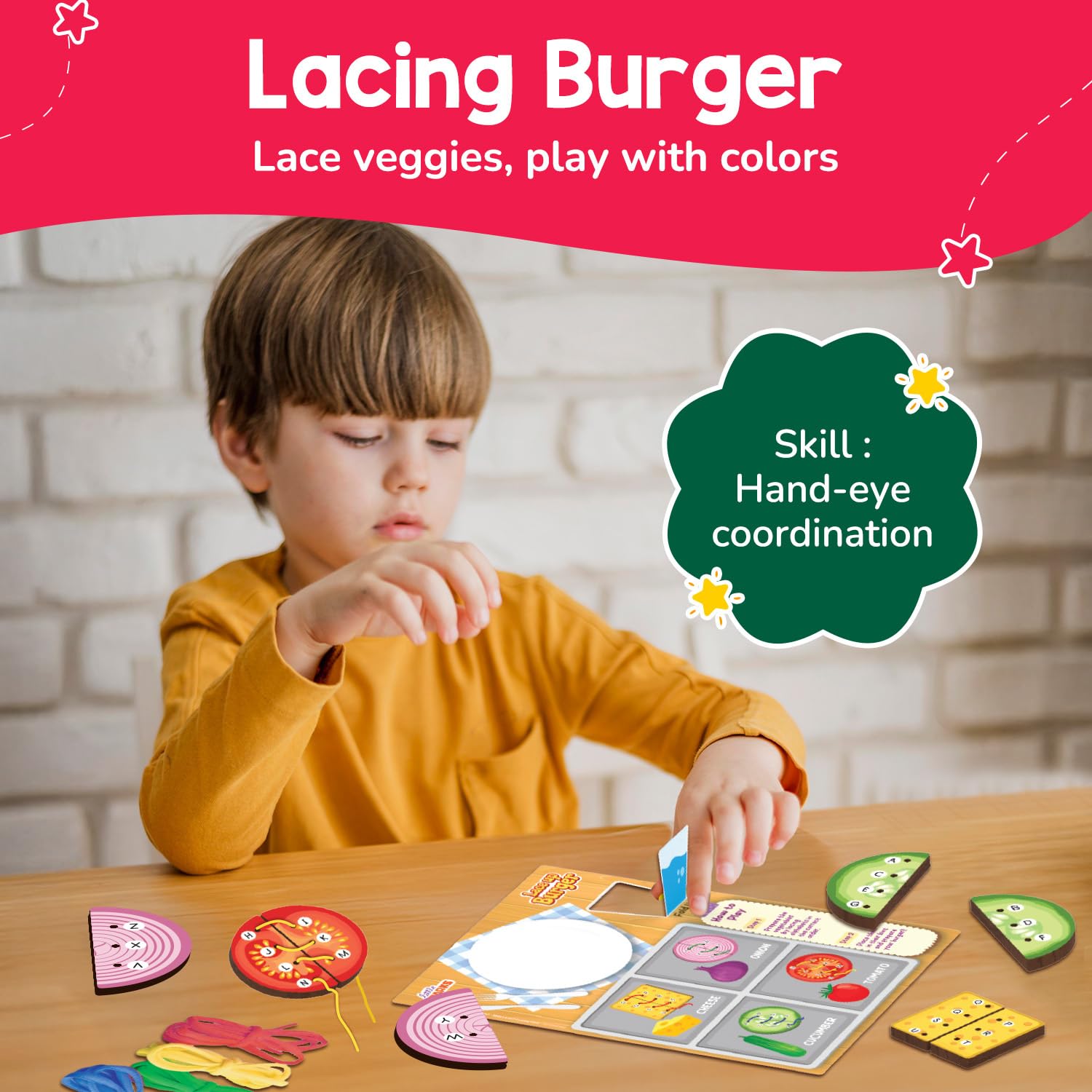 Smartivity Montessori Based Busy Box for 3,4,5 Years Old Unisex I 7in1 Preschool Learning Activity Kit for Toddlers 3-6|Birthday Gift for Kids|Educational Toy Vocabulary,Fine Motor Skill,Multicolor - Image 7