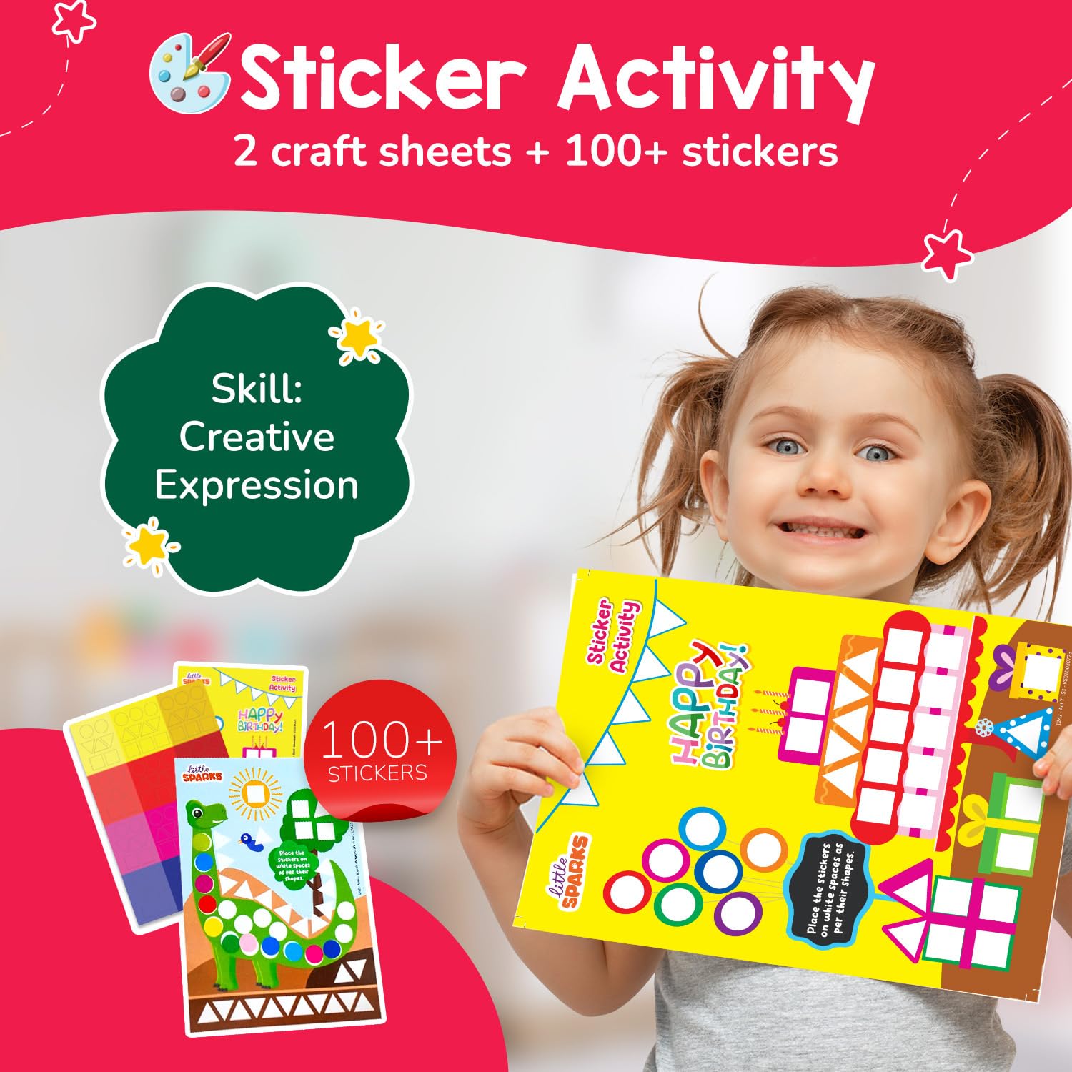 Smartivity Montessori Based Busy Box for 3,4,5 Years Old Unisex I 7in1 Preschool Learning Activity Kit for Toddlers 3-6|Birthday Gift for Kids|Educational Toy Vocabulary,Fine Motor Skill,Multicolor - Image 11