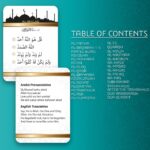 Islamic 30 Pieces Short Prayer Surah and Dua Cards, Quran in Arabic - English Translation for Muslim, 4.7 x 3.5 in, Umrah Dua Cards, Ramadan Eid Islamic Gifts for Men and Women - Image 7