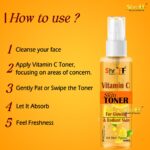 ShroFF Vitamin C Skincare Combo with SPF 50 Sunscreen, Face Serum, Face Wash and Skin Toner for Glowing Skin, All Skin Types - Image 4
