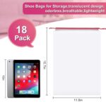 vivinin 18-Pack Shoe Bags for Travel, 11.8in x 15.7in Travel Shoe Bags for Packing, Travel Bag for Shoes, Storage Bags for Men and Women - Image 3