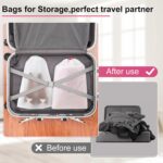 vivinin 18-Pack Shoe Bags for Travel, 11.8in x 15.7in Travel Shoe Bags for Packing, Travel Bag for Shoes, Storage Bags for Men and Women - Image 6