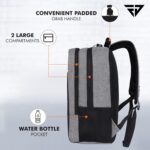 FUR JADEN Anti Theft Number Lock Backpack Bag with 15.6 Inch Laptop Compartment, USB Charging Port & Organizer Pocket for Men Women Boys Girls - Image 5