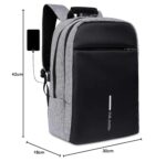 FUR JADEN Anti Theft Number Lock Backpack Bag with 15.6 Inch Laptop Compartment, USB Charging Port & Organizer Pocket for Men Women Boys Girls - Image 10