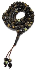 Al-Ameen Muslim Gift Muslim Tasbih 99 Beads Amn106 Islam Prayer Dhikr Beads With Allah Muhammad Names Engraved - Image 7