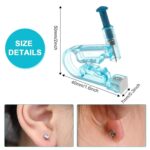 Disposable Piercing Gun, 2PCS Safety Painless Ear Piercing Gun, U-Shape with One-Handed Operation, Kit - Image 3