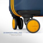 Safari Medium Thorium Neo 8 Wheels 66 Cm Check-in Trolley Bag Hard Case Polycarbonate 360 Degree Wheeling System Luggage, Trolley Bags for Travel, Suitcase for Travel, Graphite Blue - Image 4