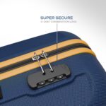 Safari Medium Thorium Neo 8 Wheels 66 Cm Check-in Trolley Bag Hard Case Polycarbonate 360 Degree Wheeling System Luggage, Trolley Bags for Travel, Suitcase for Travel, Graphite Blue - Image 5