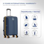 Safari Medium Thorium Neo 8 Wheels 66 Cm Check-in Trolley Bag Hard Case Polycarbonate 360 Degree Wheeling System Luggage, Trolley Bags for Travel, Suitcase for Travel, Graphite Blue - Image 7