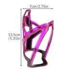 Bike Water Bottle Holder Ultralight Water Drink Holder Rack Black Violet| Sports Equipment | Outdoor Sports Gear | Exercise Gear - Image 9