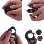 Digital Telly Finger Counter Rotating Prayer Beads with Compass Finger Telly Counter for Pooja Meditation Prayer Japa Mala (Multicolor) - Image 5