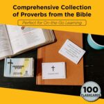 Agape Flashcards- Proverbs Study Flashcards: 100 of The Most Important Proverbs from The Bible | Pack of 100 Study Flashcards | Perfect for Memorizing Bible Verses | Made in USA | English - Image 5