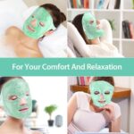 Ice Face Mask Cold Face Eye Mask, Ice Pack Reduce Face Puff, Dark Circles, Gel Beads Hot Heat Cold Compress Pack, Face SPA for Woman Sleeping, Pressure, Headaches, Skin Care | (Multi Color) - Image 5