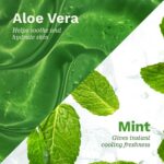 OVI Ice Cool Wet Wipes Aloe Vera & Mint | 5 Pulls (Pack of 10) | Alcohol-Free Refreshing Wipes | Vitamin E & Peppermint Oil | Cooling Face Wipes | Gentle on Skin | Home, Office & Travel Use - Image 4