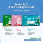 OVI Ice Cool Wet Wipes Aloe Vera & Mint | 5 Pulls (Pack of 10) | Alcohol-Free Refreshing Wipes | Vitamin E & Peppermint Oil | Cooling Face Wipes | Gentle on Skin | Home, Office & Travel Use - Image 8