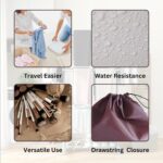 Storage Organizer, Pack of 5 | Travelling Drawstring Parachute Bags Waterproof | Large Travel Organiser Pouches | Shoes, Clothes, Makeup, Essentials Cover - Image 4