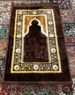 Weinbux Pure Super Soft Velvet Travel Prayer Mat | Premium Musallah Muslim Prayer Rug Portable | Anti Skid Rug | Multicolor | Assorted - Image 5