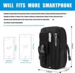 AMIRATE Waist Bags for Men Women- Premium Stitching, Branded Zippers, Waterproof Pocket, RFID Safe- Multy Mobile Pockets for Hiking Travel, Money Belt Tactical Molle Phone Pouch (Army Geen) - Image 3