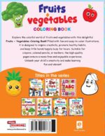 Fruits And Vegetables Colouring Book- Fun Learning Colouring Book for Kids | Colouring Book for Early Learners and Preschool - Image 3