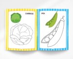 Fruits And Vegetables Colouring Book- Fun Learning Colouring Book for Kids | Colouring Book for Early Learners and Preschool - Image 7