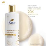 Dove Peptide Bond Strength Shampoo for Dry & Damaged Hair - 180 ml | Enriched with PROTEIN PEPTIDES | Reconstructs broken Bonds for 20X Stronger Hair - Image 4