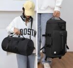 NFI essentials Hiking Bag, Travel Shoulder Backpack, Rucksack Duffle Bag with Shoe Compartment & Wet Clothes for Gym, Duffel Bag for Travelling, Camping & Trekking (46x24x24cm) - Image 7