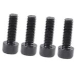 4Pcs Aluminum Alloy Bike Water Bottle Cage Bolts Holder Socket Screws Black| Sports Equipment | Outdoor Sports Gear | Exercise Gear - Image 2