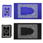 4Pcs Muslim Janamaz for Namaz, Portable Prayer Rug with Storage Bag for Travel and Home Use - Image 2