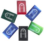 6 Pcs Mini Pocket Portable Travel Prayer Praying Rug Mat Namaz Carpet Islamic Muslim Gebetsteppich Foldable Waterproof Salah Slalat Sajadah Sajda Sajjadah Gift Ramadan Eid Random Assortment - Image 2