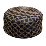 AL INAM ICH Style Reversible Islamic Prayer Cap Premium Embroidered Namazi Topi Muslim Cap (Model No. R-67) Fabric - Image 2