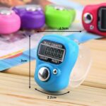 AQON Digital LCD Tally Counter Ring Set Pack of 3 Multicolor Electronic Finger Counter for Prayer, Japa, Tasbeeh, Sports Activities 3 Multicolor (Min Quantity - 2) - Image 2