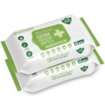 AROKLEEN 99.99% 96 Count Germ Protection Multipurpose Thick & Soft Wet Wipes, 100% Alcohol-Free, Disinfectant Sanitizer Wet Wipes for Skin & Surfaces, Aloe Vera Fragrance, Anti Germ Pack of 2 - Image 2