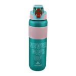 ATTRO Plastic Scout Sports 1000ml Water Bottle with Flip Top Lid Stylish Bottle BPA Free Leak Proof Ideal for Gym Workout, Outdoor, School & Office - Sea Green - Image 2