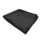 Achleshwar Pooja Aasan | Black Woolen Handcrafted Sitting Mat | Comfortable Prayer & Meditation Mat for Mandir Use | Soft & Durable Fabric | Black | 23 x 30 Inch (Pack of 1) - Image 2