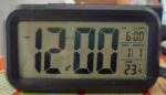 Ajanta Quartz Plastic Digital Alarm and Table clock, (13 x 8 x 4 cm, Black ODC 210) - Image 2