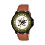 Analog Round Islamic Muslim Dial Muhammad Design Stylish Strap Classic Design Fancy Wrist Watch for Men and Boys, Pack of 1 - MUHAMMAD-3K-BLK - Image 2