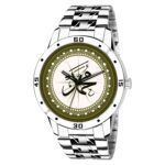 Analog Round Islamic Muslim Dial Muhammad Design Stylish Strap Classic Design Fancy Wrist Watch for Men and Boys, Pack of 1 - Muhammad-AVO-SIL - Image 2