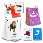 Arabic Alphabet Flash Cards for Kids Toddler and Adults, Arabic First Words, Letter Recognition, Homeschool Learning, Arabic Teacher - Image 2