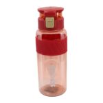 Attro Active Sports 1000ml Water Bottle with Flip Top Lid & Easy to Carry Handle ML Marking Mention for Daily Water Intake BPA Free Leak Proof - Red - Image 2
