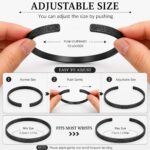 Ayatul Kursi Bracelet for Men and Women | Smooth Metal Jewellery with Elegant Detailing | Faith Style Design | Comfortable Fit with 8 Inch Length | Contemporary Bracelet | 1 Piece - Image 2