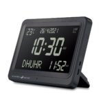 Azan Clock, Automatic Worldwide Digital 8 Azan Prayer Sounds Muslim Prayer Clock for (Black) - Image 2