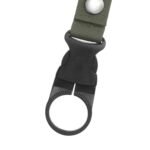 BNF® Bottle Hanging Buckle Clip Water Bottle Ring Holder | Keychain Belt for Hiking, Travel, Backpacking | Ultra-Strong Double Thick Nylon Webbing | Green Ideal for Trail Gear Accessories - Image 2