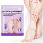 Besque Lavender Foot Peel Mask for Dead Skin Removal | Exfoliating Foot Spa Peel Mask for Dry, Cracked & Callused Feet | Deep Nourishing & Skin Renewal Foot Mask for Men & Women (5) - Image 2