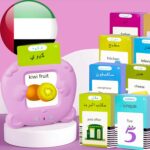 Bilingual English Arabic Flash Cards Y2 - Talking Flashcards for Children 3 4 5 6 7 (Pink) - Image 2