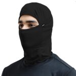 Boldfit face mask for Bikers Full face mask for Bikers Helmet Head Cover Balaclava for Men Bike Riding & Biker Head Cover for Helmet for Men Balaclava for Adult Black Masks for Bike Riding - Black - Image 2